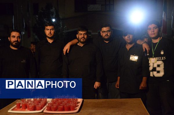 مراسم شب‌دهم محرم در هیئت فرهنگیان  نیشابور