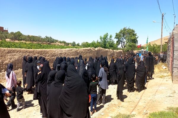 مراسم گرامیداشت تاسوعای حسینی در روستای گزکوه 