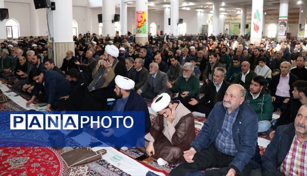 آیین وحدت‌بخش نماز عبادی‌ـ‌سیاسی جمعه شهرستان نظرآباد 