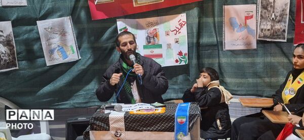 برپایی موکب سازمان دانش‌آموزی همراه با بسیج دانش‌آموزی در شهرستان فارسان