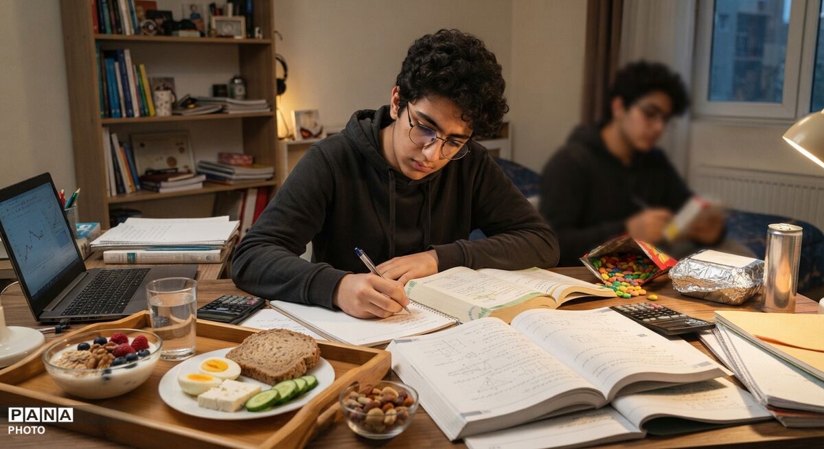تغذیه مناسب در ایام امتحانات؛ راهکاری برای حفظ انرژی و افزایش تمرکز دانش‌آموزان