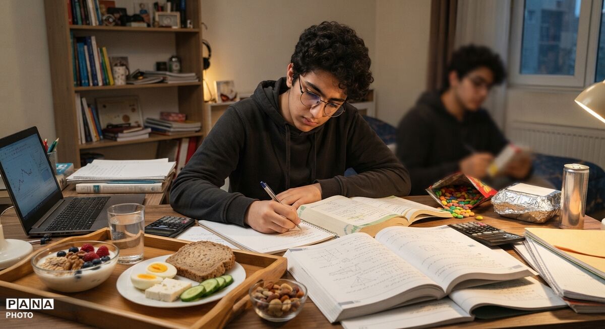 تغذیه مناسب در ایام امتحانات؛ راهکاری برای حفظ انرژی و افزایش تمرکز دانش‌آموزان
