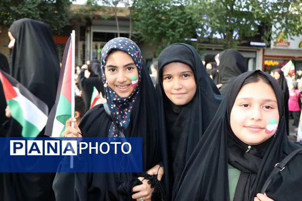 خروش مردم دلیجان علیه جنایات رژیم صهیونیستی