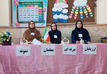 جلسه ارزیابی معلمان نمونه در رباط‌کریم