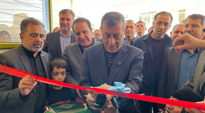 افتتاح مدرسه شهیدقاسم سلیمانی در ایلام با حضور معاون اجرایی رئیس‌جمهور