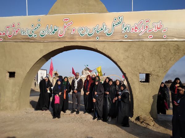 شرکت دانش‌آموزان مدرسه زنده‌یاد حاج فارس ترابیان امامزاده در اردوی راهیان نور