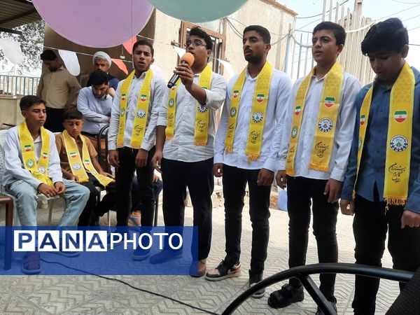 موکب سازمان دانش‌آموزی میناب در میلاد پیامبراکرم(ص)