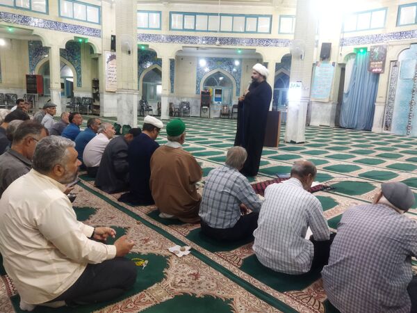 حضور نماینده مردم ترشیز در مجلس شورای اسلامی در مسجد جامع بردسکن