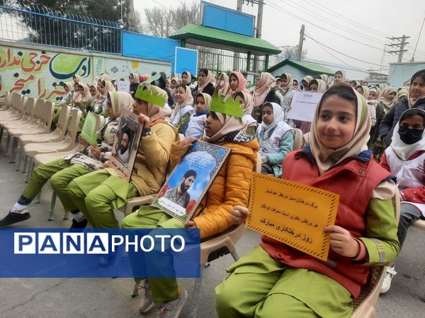 دانش‌آموزان و مسئولین شهرستان ملارد، در روز درختکاری جوانه‌های امید را به زمین هدیه دادند