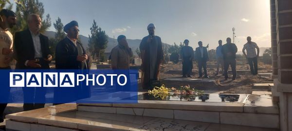 غبارروبی مزار شهدای روستای سربالا 