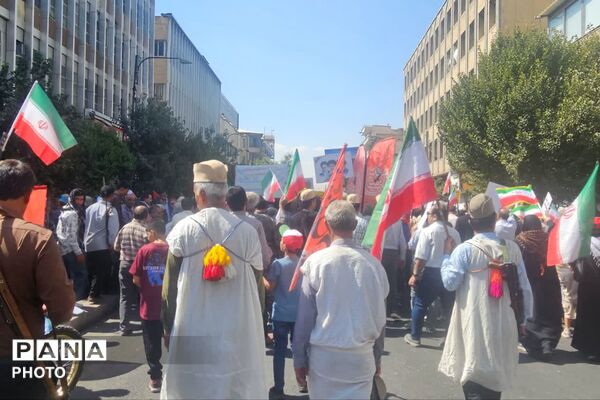 راهپیمایی جان‌فدایان ایران در شیراز - 2