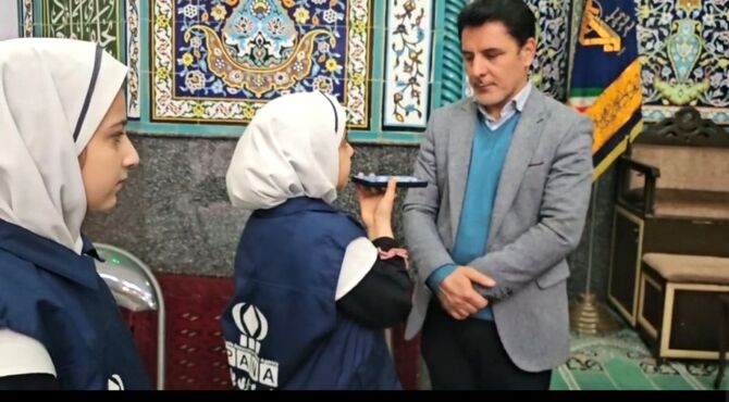 اجلاس نماز دانش‌آموزی دبستان هدی در مسجد صاحب‌الزمان(عج)