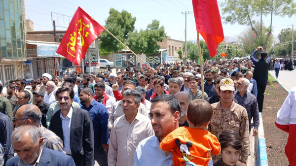 فریاد «مرگ بر اسرائیل» توسط مردم شهید پرور شهرستان لردگان طنین انداز شد