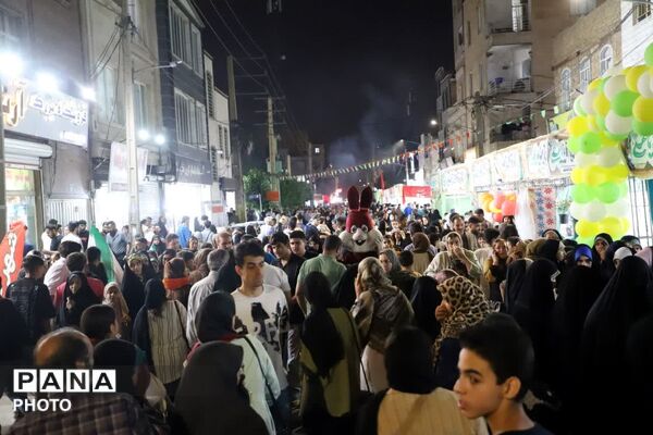 جشن بزرگ کیلومتری عید غدیر در خرمدشت