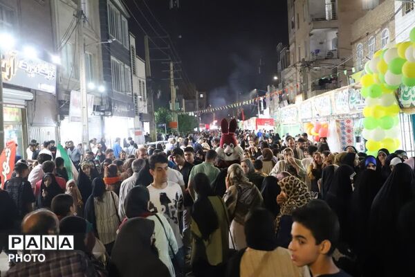 جشن بزرگ کیلومتری عید غدیر در خرمدشت