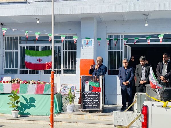 مراسم استقبال از شهید گمنام در شهرستان مه‌ولات