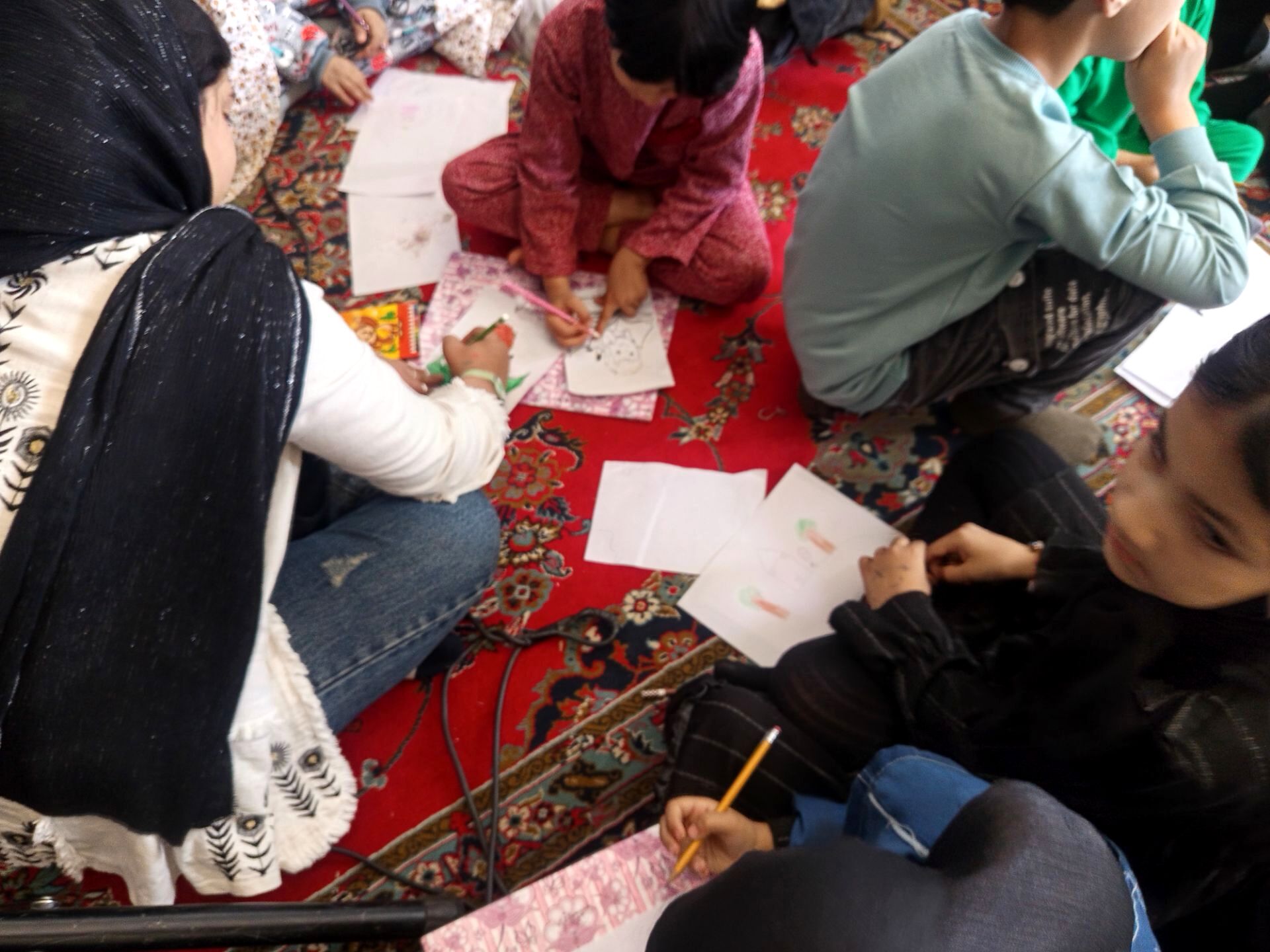 برپایی غرفه کودک در نماز جمعه کاشمر