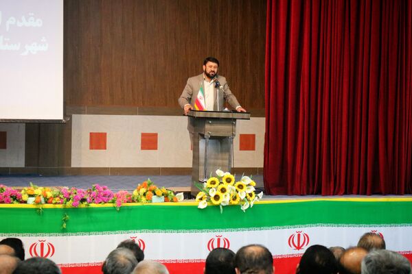 مراسم تکریم و معارفه فرماندار شهرستان لامرد