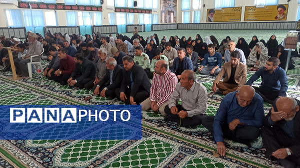 نماز عبادی سیاسی جمعه در شهرستان خلیل‌آباد