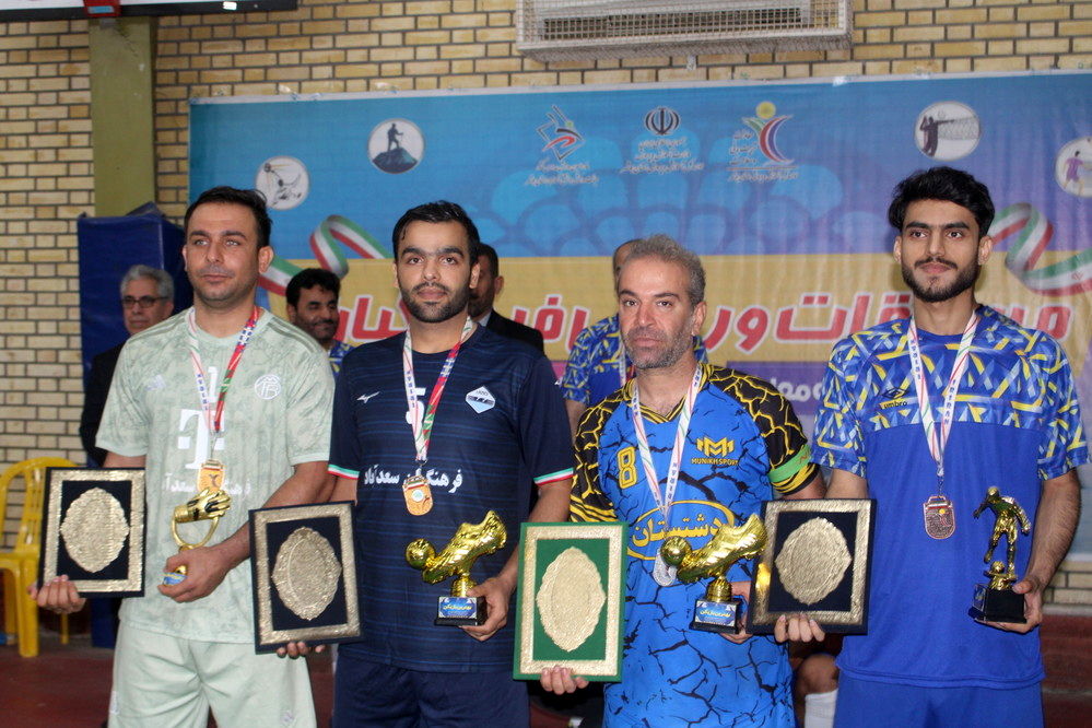 سعدآباد قهرمان مسابقات فوتسال فرهنگیان استان بوشهر 