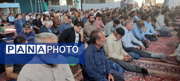برگزاری با شکوه نماز جماعت عبادی سیاسی جمعه در شهرستان نورآباد