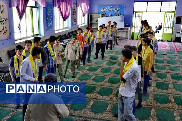  رویداد تخصصی آموزشی پیش اردوی ملی"پسران تشکیلات پیشتازان " قطب شهید شوشتری نیشابور