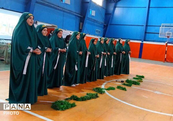 نمایش همبستگی دختران ورزشکار جعفرآباد در جشن بزرگ غدیر