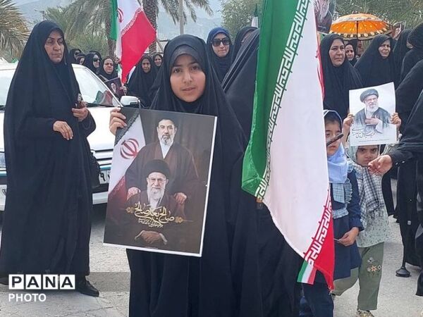 فرزندان انقلاب شهرستان شهیدپرور لامرد در روز قدس