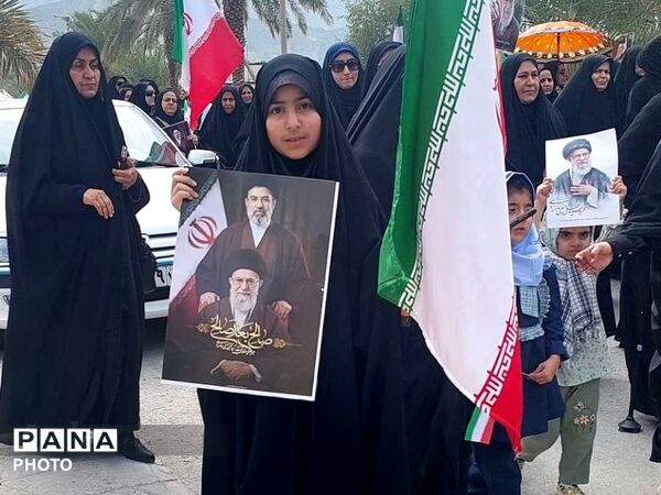 فرزندان انقلاب شهرستان شهیدپرور لامرد در روز قدس