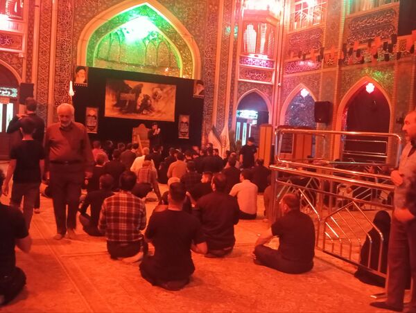 برگزاری مراسم شب سوم عزاداری اباعبدالله(ع) در تکیه ابوالفضلی نیشابور