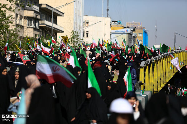 رزمایش «دختران جان فدای ایران»