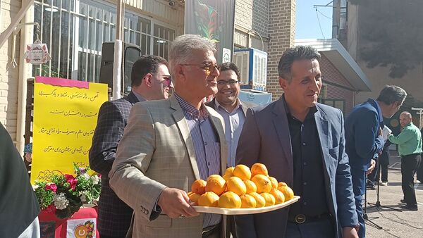 افتتاحیه طرح آهن یاری در دبیرستان کوثر فرهنگیان