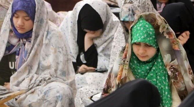 پایان 3 روز بندگی خدا در اعتکاف دانش‌آموزی