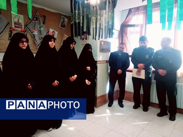 افتتاح اتاق بسیج دبیرستان شهدای اقتدار شهرستان ملارد