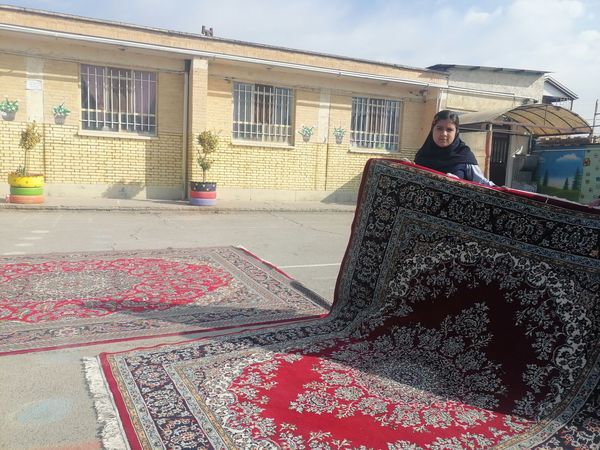 اقامه نماز باران  در دبستان ناهید نخودی 