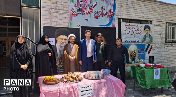 برپایی موکب غدیر کانون دانش‌آموزی شهید مدرس شهرستان سراب 