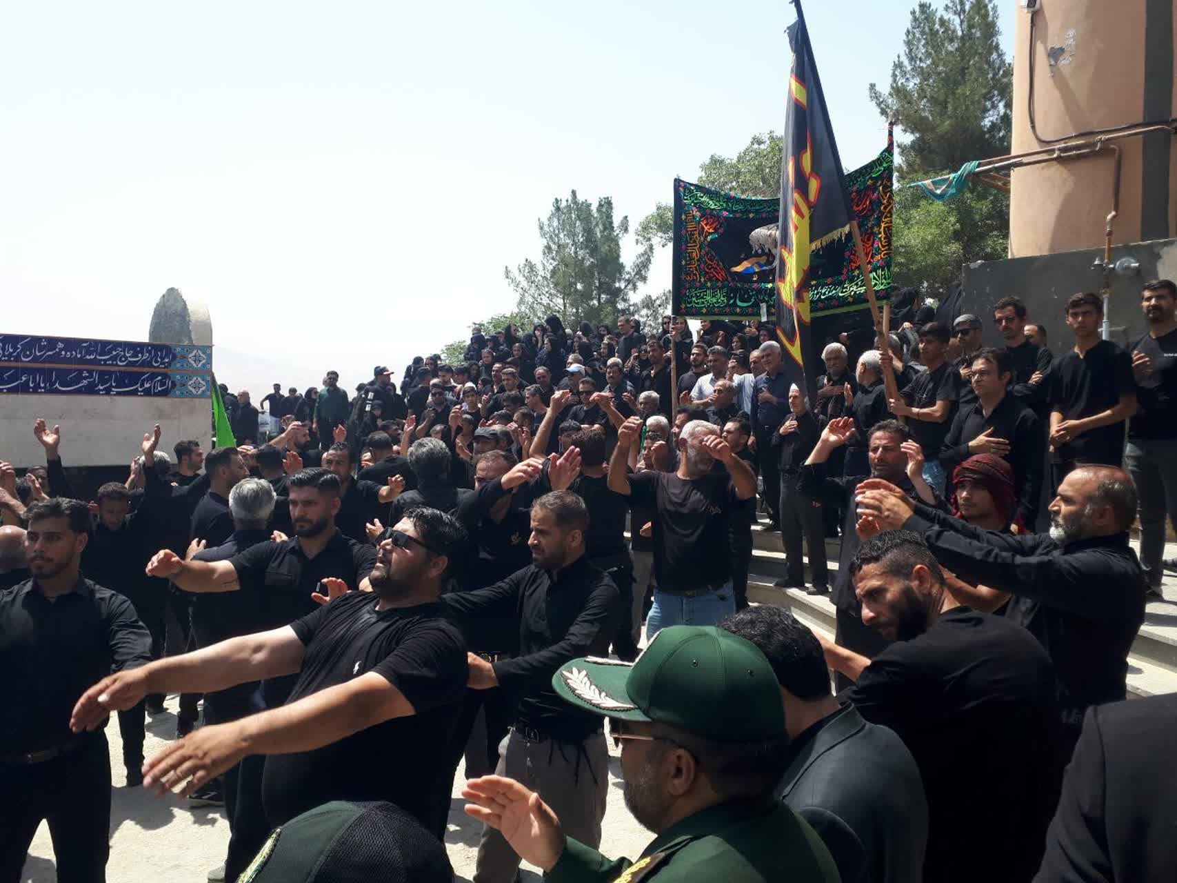 مراسم عاشورای حسینی در امامزاده دلاور آشخانه 