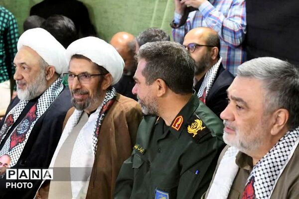 مراسم سالگرد شهادت سردار حسین سلامی در ناحیه دو شهرری 