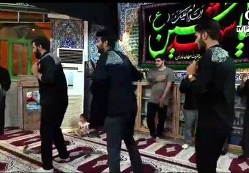 مراسم عزاداری امام حسین علیه‌السلام در مسجد سلمان فارسی شهرضا 