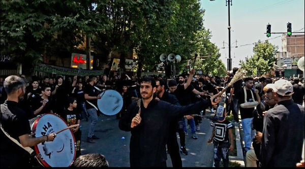 مراسم تاسوعای حسینی در شهرستان گالیکش