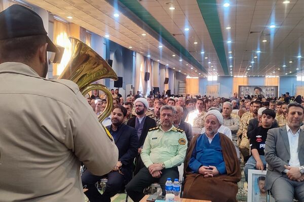 برگزاری مراسم اولین سالگرد شهادت شهدای خدمت در مصلی رباط کریم