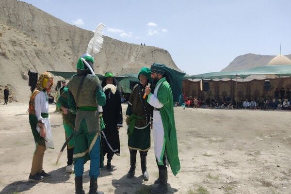 مراسم تعزیه خوانی اربعین حسینی در شهر نیشابور