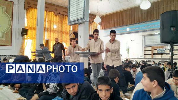 عزاداری شهادت حضرت فاطمه زهرا(س) در دبیرستان ابوریحان یک نیشابور