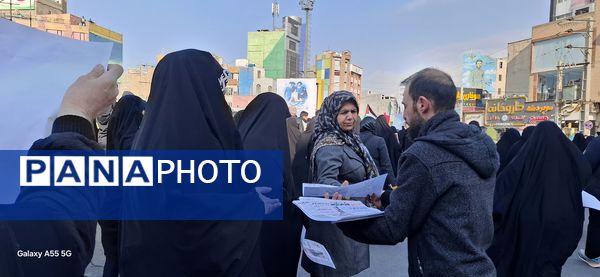 راهپیمایی ۲۲ بهمن در شهرستان قدس  