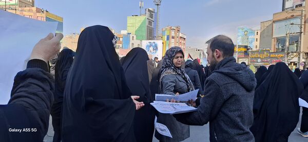 راهپیمایی ۲۲ بهمن در شهرستان قدس  