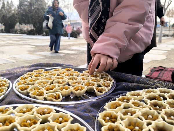 مراسم چراغ برات در بهشت رضا مشهد مقدس 