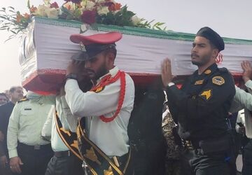 مراسم تشییع و تدفین پیکر مطهر شهید محمد فاتحی