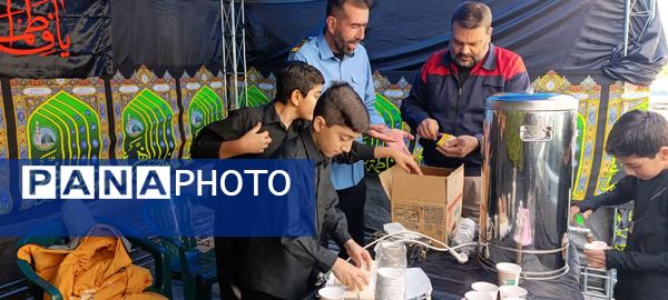 برپایی موکب دهه فاطمیه در اداره‌کل آموزش و پرورش استان فارس