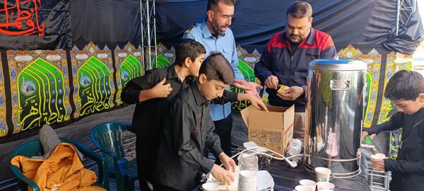 برپایی موکب دهه فاطمیه در اداره‌کل آموزش و پرورش استان فارس