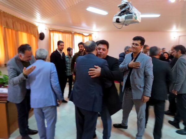 مراسم بازنشستگی مجید رحیمی زاده در دانشگاه آزاد بجنورد